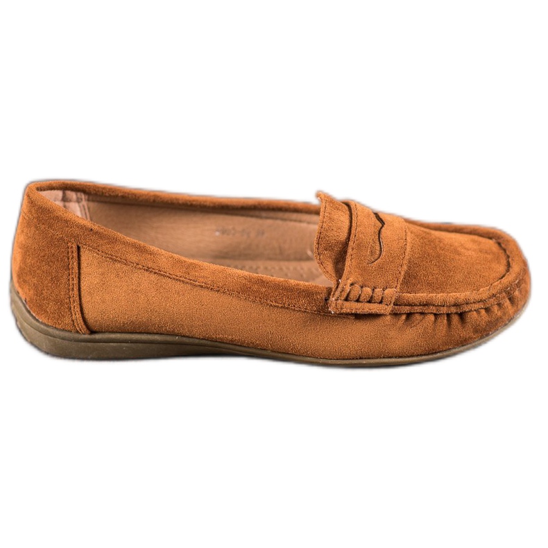 Sixth Sense Mocasines de ante marrón