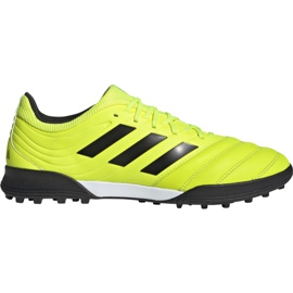 Zapatillas de fútbol Adidas Copa 19.3 Tf M F35507 amarillo amarillo Zapatillas de fútbol Adidas Copa 19.3 Tf M F35507 amarillo amarillo