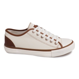 Zapatillas blancas XNO1 blanco marrón Zapatillas blancas XNO1 blanco marrón