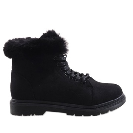 Botas aislantes de ante negro SJ1819-1