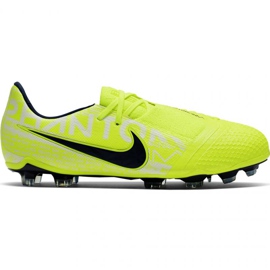 Zapatos de fútbol Nike Phantom Venom Elite Fg Jr AO0401-717 amarillo amarillos