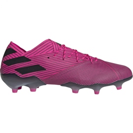 Botas de fútbol adidas Nemeziz 19.1 Fg M F34407 rosa rosa