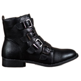 Cm Paris Botas con hebillas negro Cm Paris Botas con hebillas negro