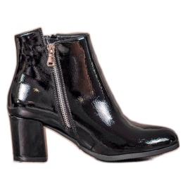 Botas VINCEZA lacadas negro