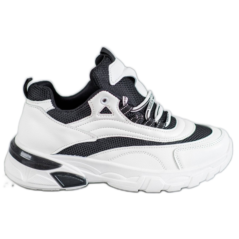 SHELOVET Zapatillas De Moda blanco negro