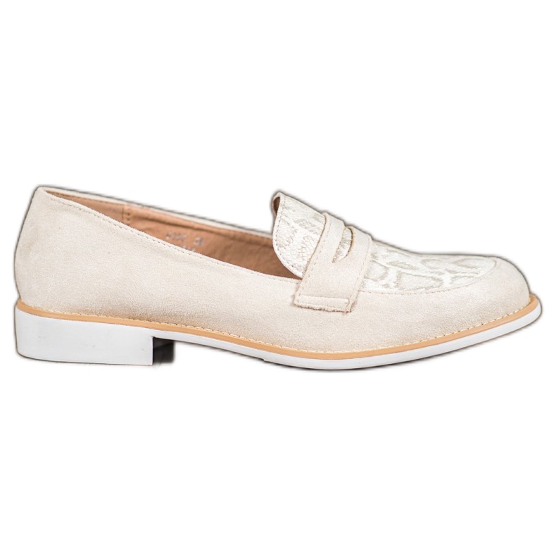 Bestelle Mocasines Con Purpurina marrón