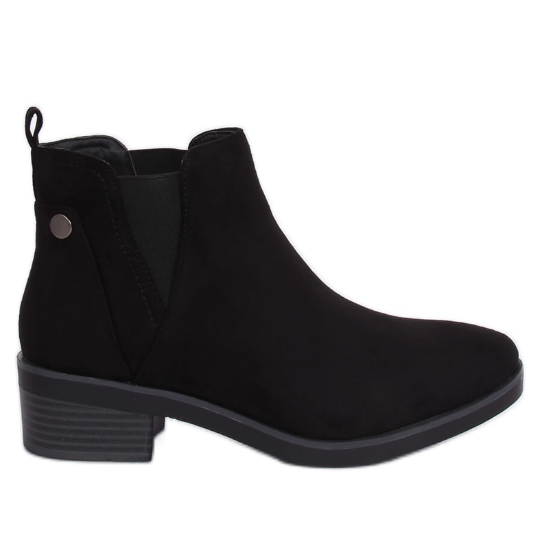 Botines Chelsea negros para mujer 8B978 Negro