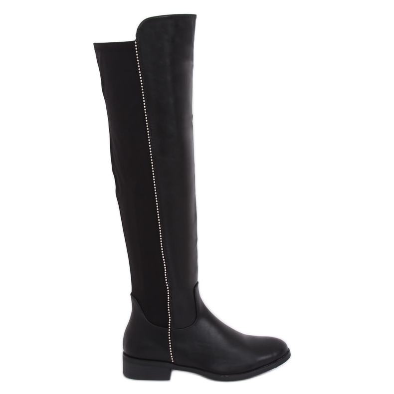 Botas de montar con parte superior flexible negro 17005A-128 Negro Botas de montar con parte superior flexible negro 17005A-128 Negro