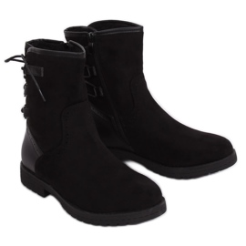 Botas negras aisladas 8122 Black negro