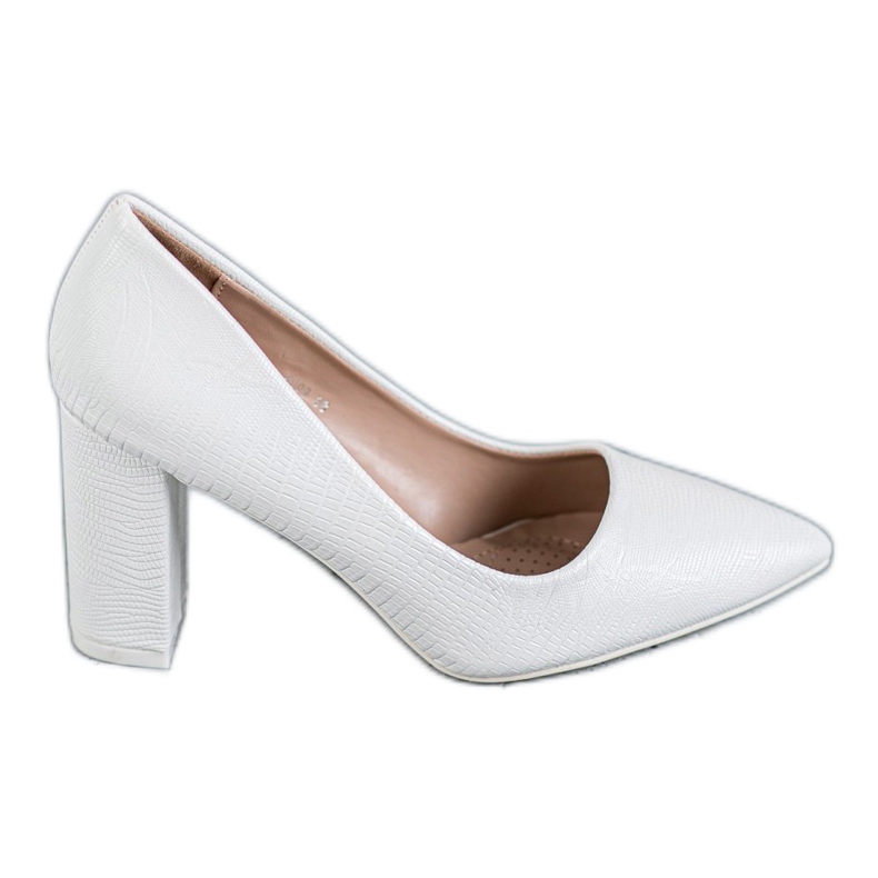 Diamantique Bombas blancas blanco