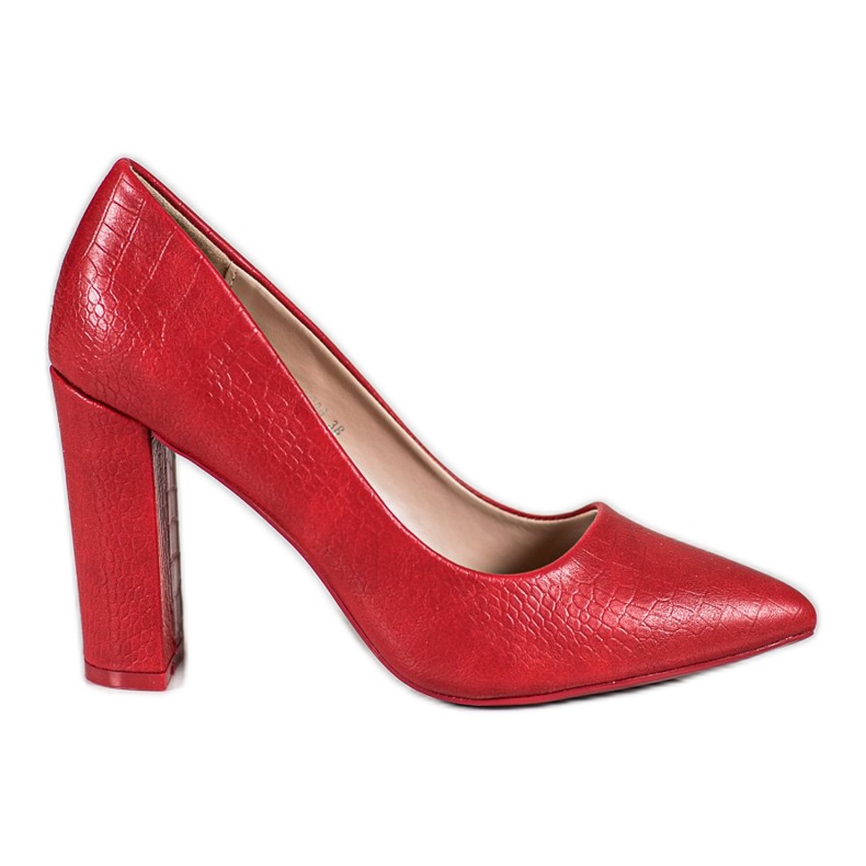 Diamantique Bombas en un pilar rojo