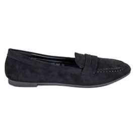 Cm Paris Mocasines de ante negro Cm Paris Mocasines de ante negro