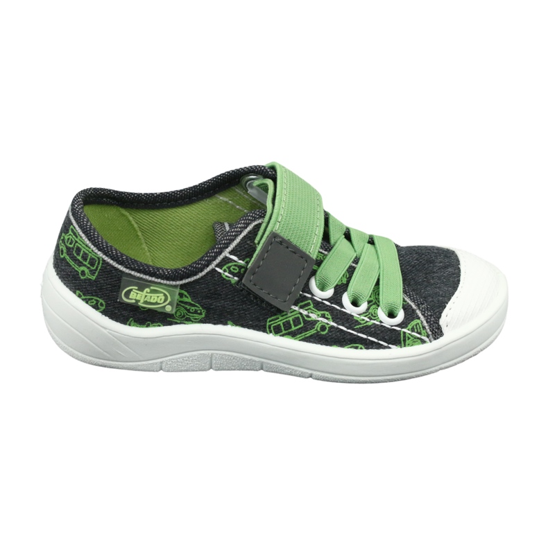 Calzado infantil befado 251X119 gris multicolor verde
