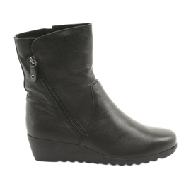Caprice Botas de cuña negro