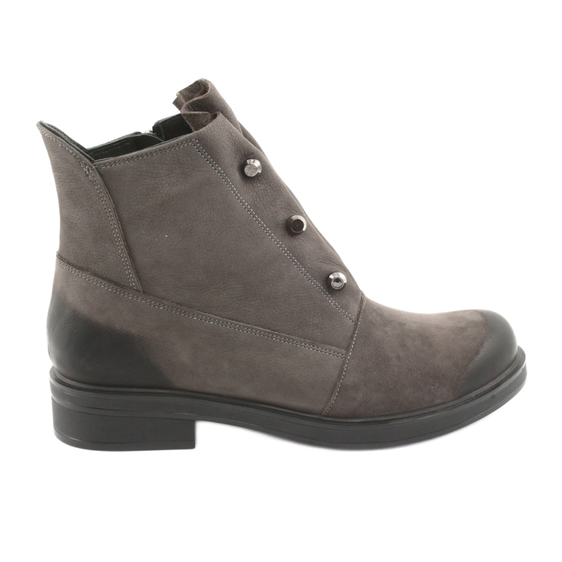 Badura Botas grises con pedrería
