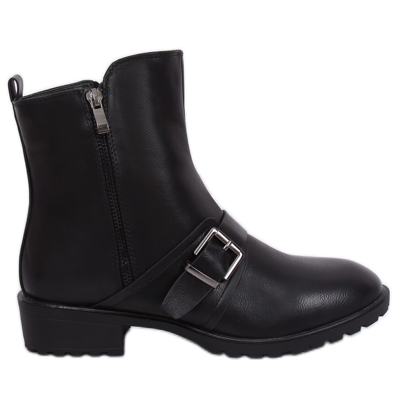 Botas planas de mujer negras G-160-1 Black negro