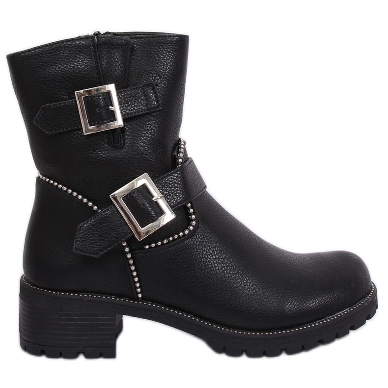 Botas militares negras A-339 Black negro Botas militares negras A-339 Black negro