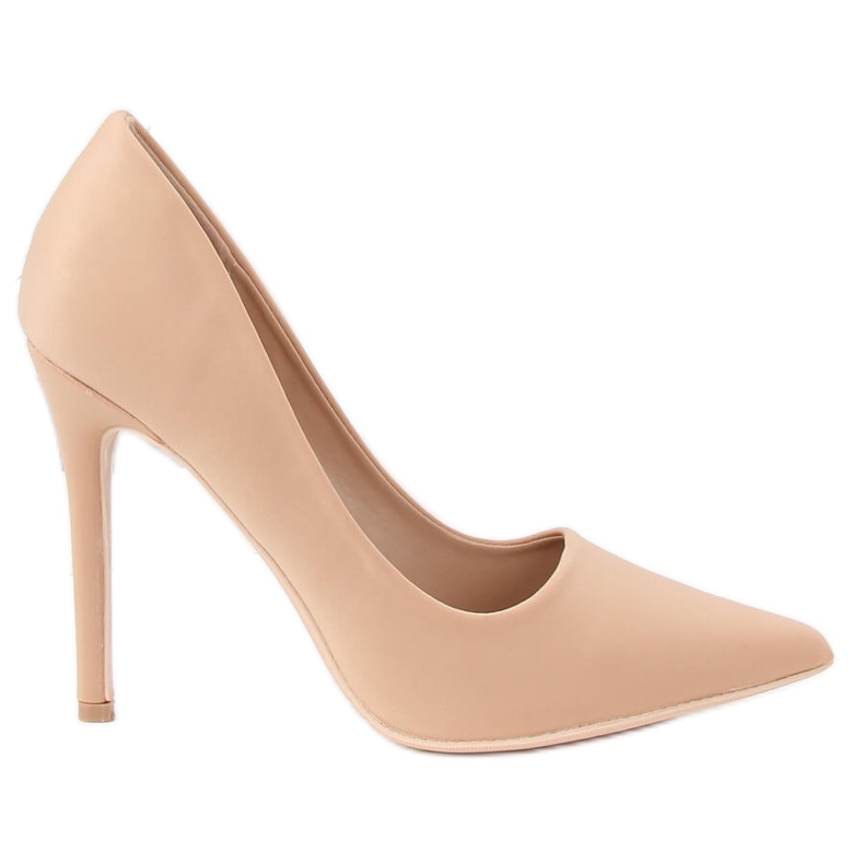Zapatos de salón con tacón 4014 Nude beige