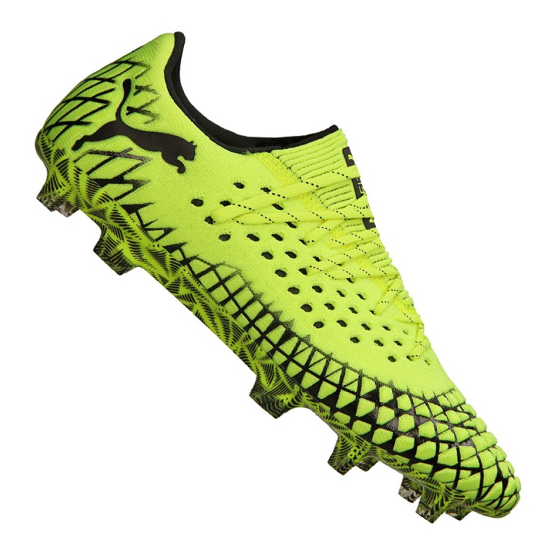 Botas de fútbol Puma Future 4.1 Netfit Low Fg / Ag M 105730-02 amarillo amarillo