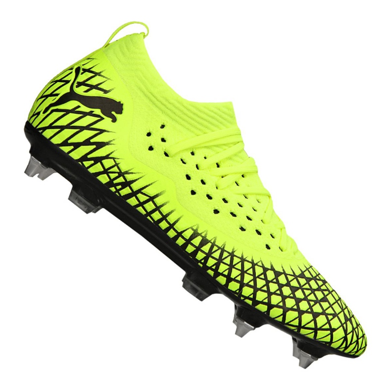 Zapatillas de fútbol Puma Future 4.2 Netfit Mx Sg M 105679-02 amarillo amarillo