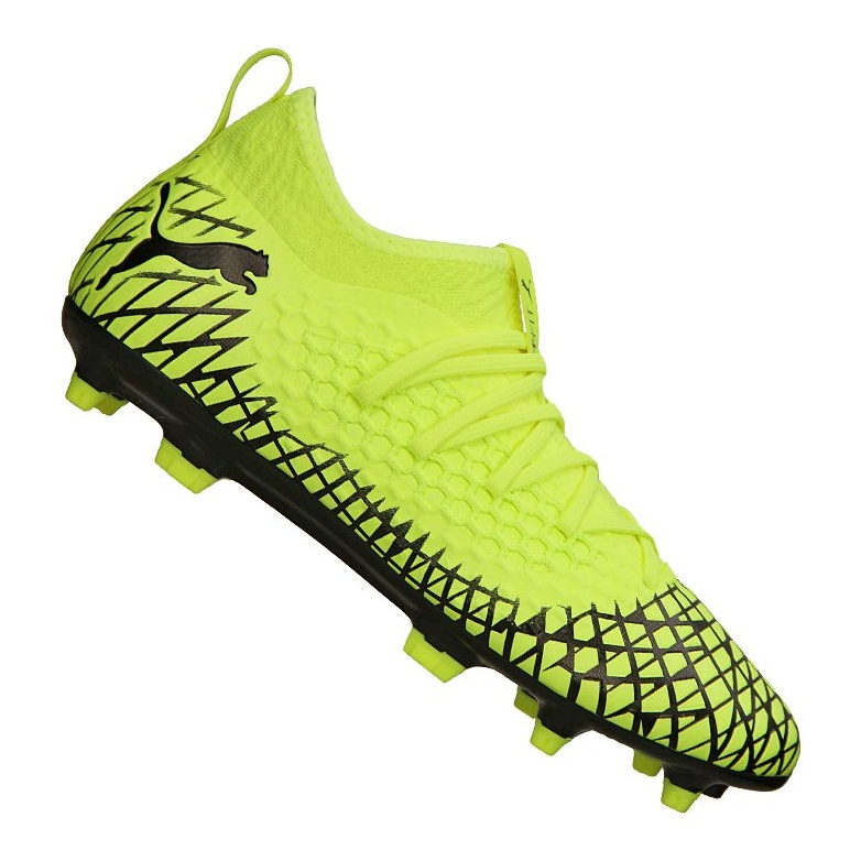 Botas de fútbol Puma Future 4.3 Netfit Fg / Ag M 105612-03 multicolor amarillos Botas de fútbol Puma Future 4.3 Netfit Fg / Ag M 105612-03 multicolor amarillos