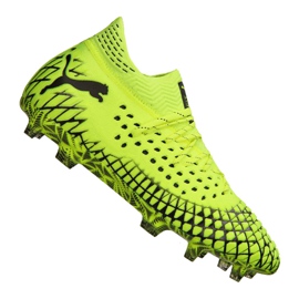Botas de fútbol Puma Future 4.1 Netfit Fg / Ag M 105579-03 amarillo amarillo