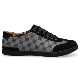 Zapatillas Elegantes 931 Gris negro