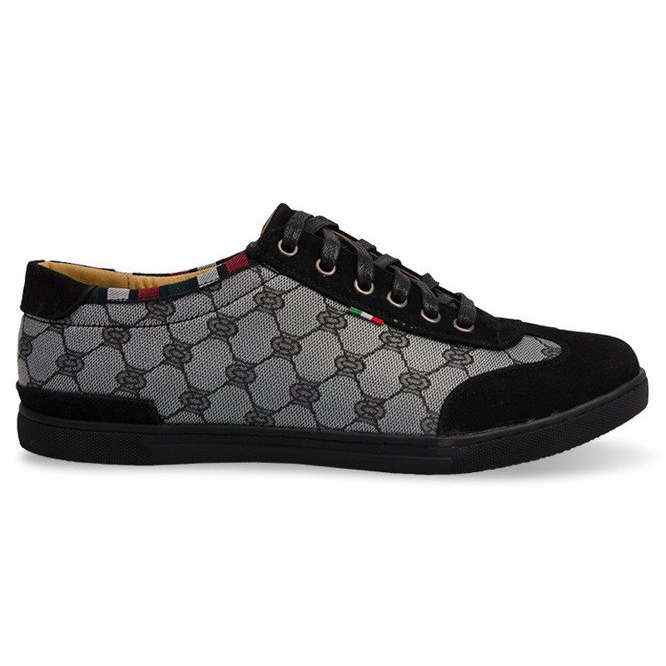 Zapatillas Elegantes 931 Gris negro