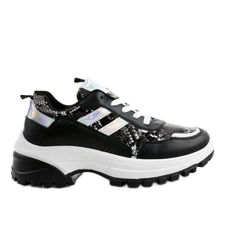 Zapatos deportivos negros con estilo 690051 Zapatos deportivos negros con estilo 690051