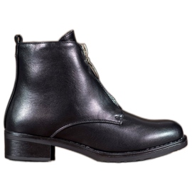 Seastar Botas con cremallera decorativa negro