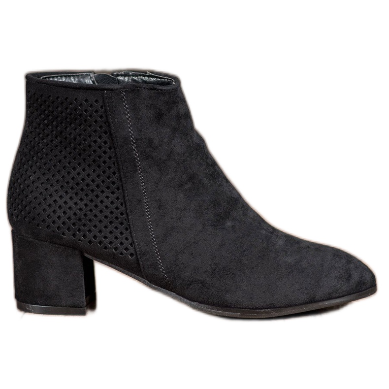 Filippo Botas de ante de tacón alto negro