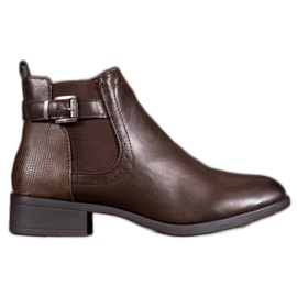 Anesia Paris Botas bajas de mujer marrón
