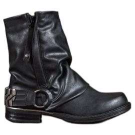 Seastar Botas de ciclista negro