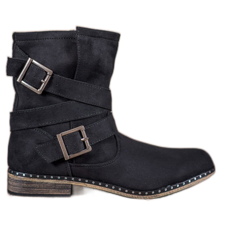 Corina Botas de gamuza para mujer negro