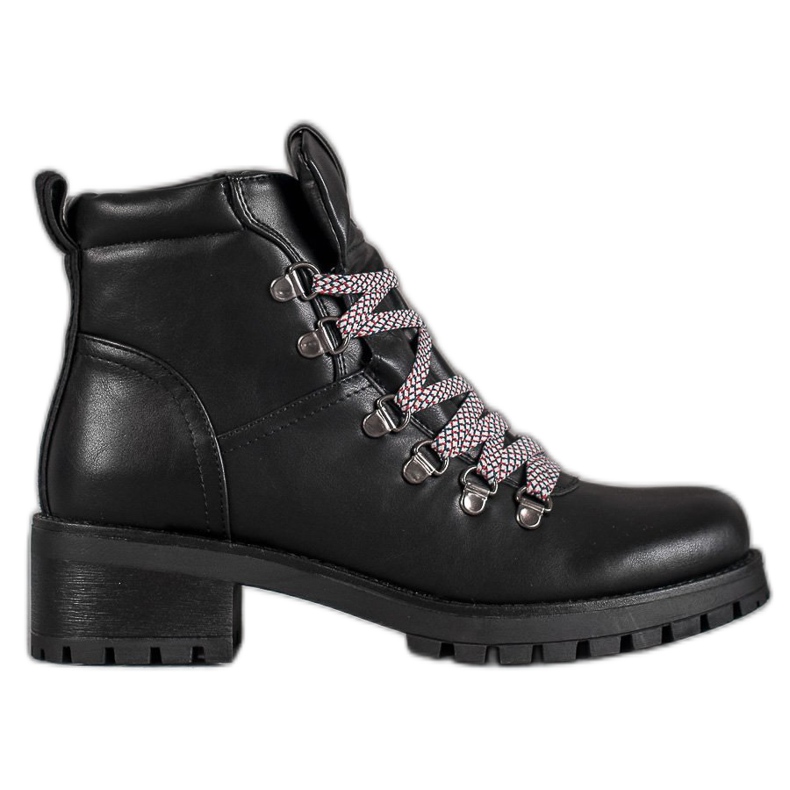 Filippo Botas de cuero ecológico negro