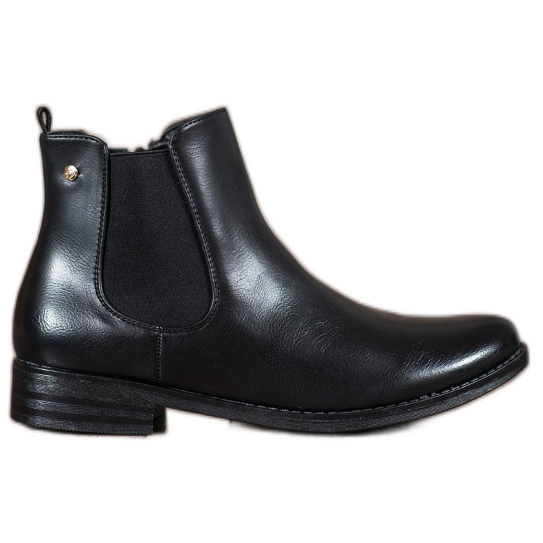 Bella Paris Botines Chelsea casuales negro