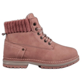 SHELOVET Tramperos de moda rosado