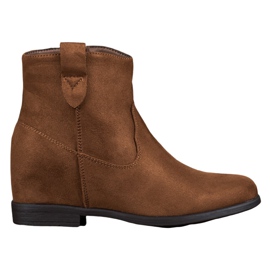 Filippo Botas con cuña oculta marrón