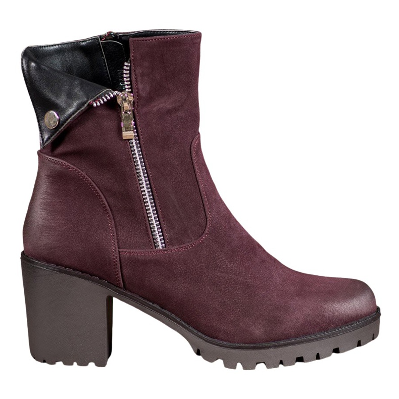 Botas VINCEZA granate violeta Botas VINCEZA granate violeta