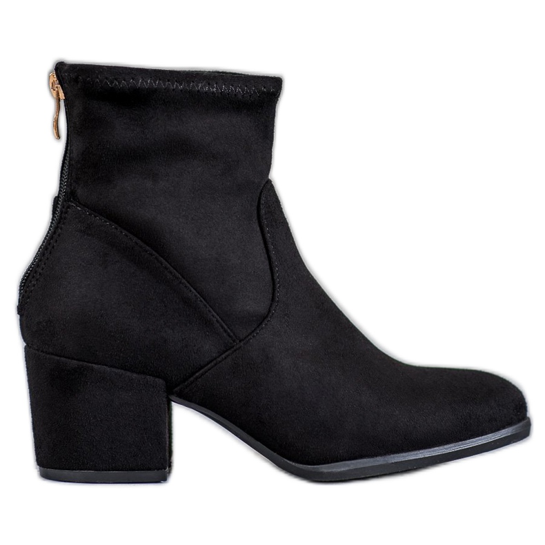 SHELOVET Botas elegantes con cremallera. negro