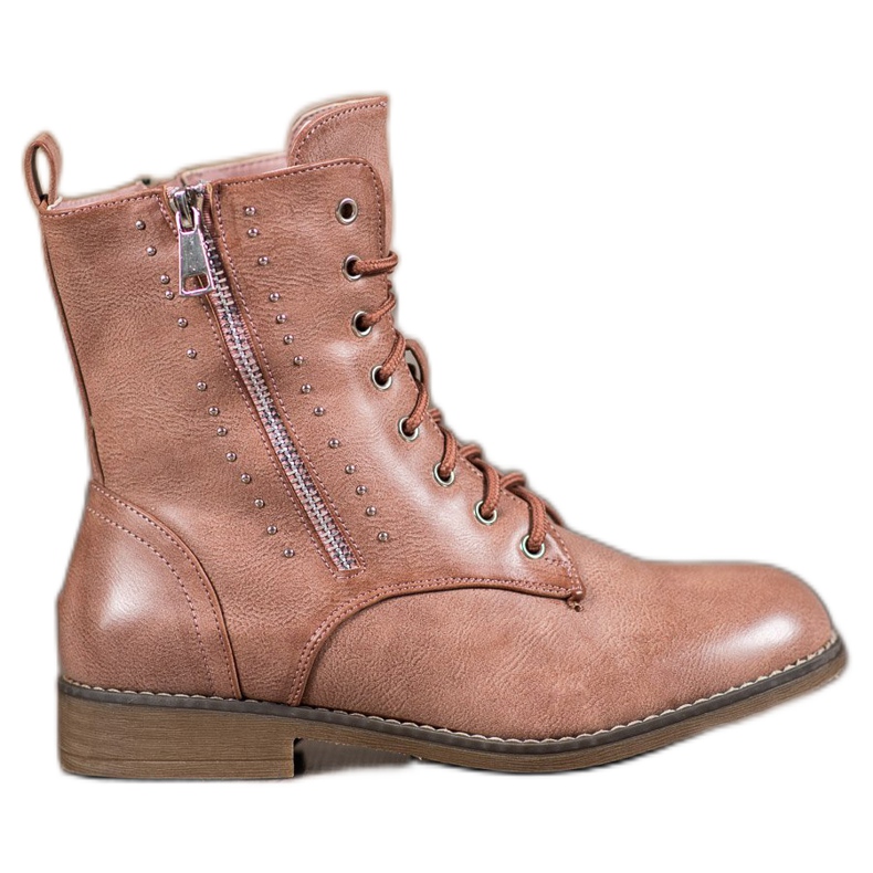 SHELOVET Botas con cordones marrón SHELOVET Botas con cordones marrón