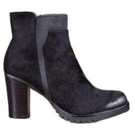 S. BARSKI Botas de mujer negras negro