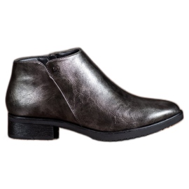 M.Daszyński Botas de tacón plano gris M.Daszyński Botas de tacón plano gris