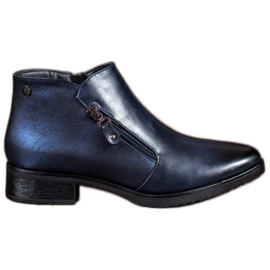 M.Daszyński Botas bajas azul marino