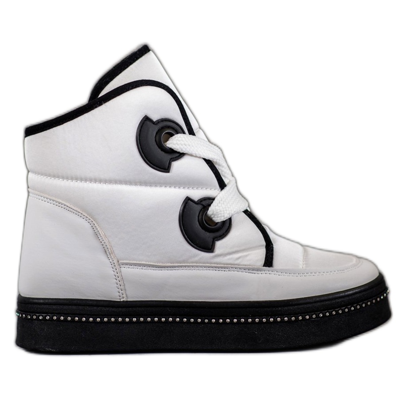 Weide Botas de nieve blancas blanco