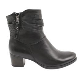 Caprice negro tacones altos 25347