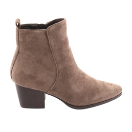 Botas de ante Taupe Filippo 922 marrón