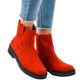 Botines ante rojo CH1812-2