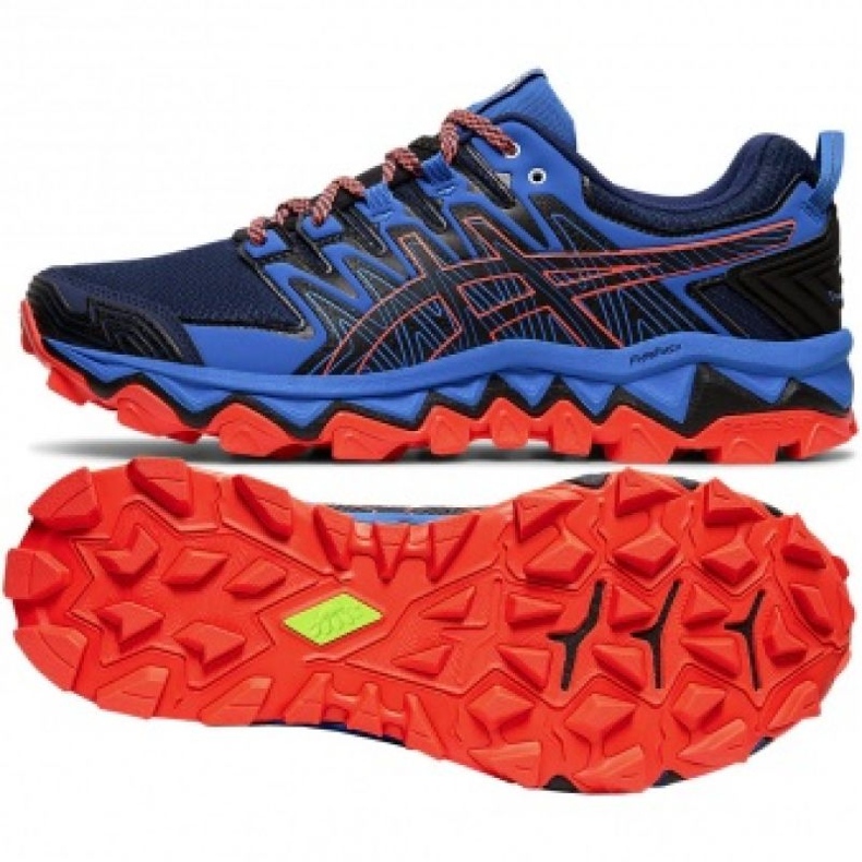 Zapatillas de running Asics Gel-FujiTrabuco 7 M 1011A197 400 azul marino azul