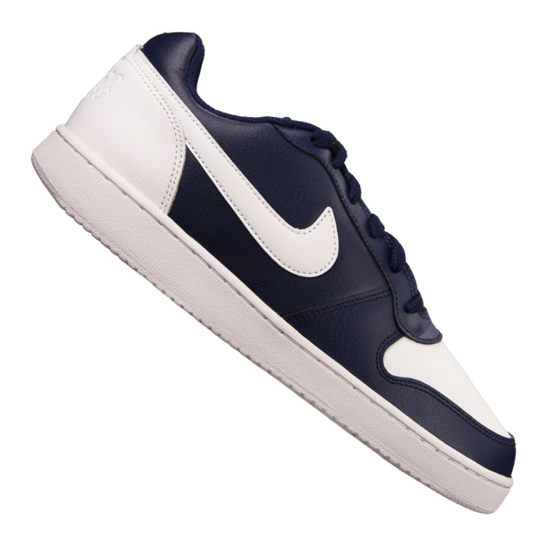 Zapatillas Nike Ebernon Low M AQ1775-401 blanco azul marino